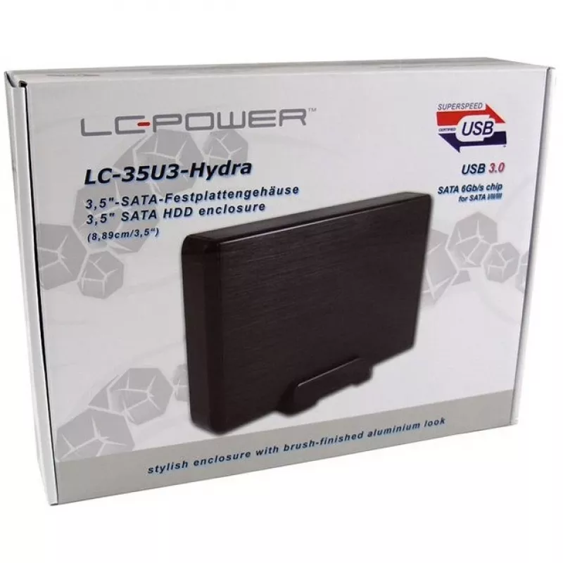 Išorinis HDD dėklas LC-Power LC-35U3-HYDRA