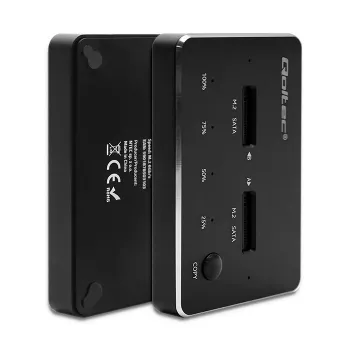 Qoltec 50310 Docking stotis 2x SSD M.2 SATA NGFF USB Type C