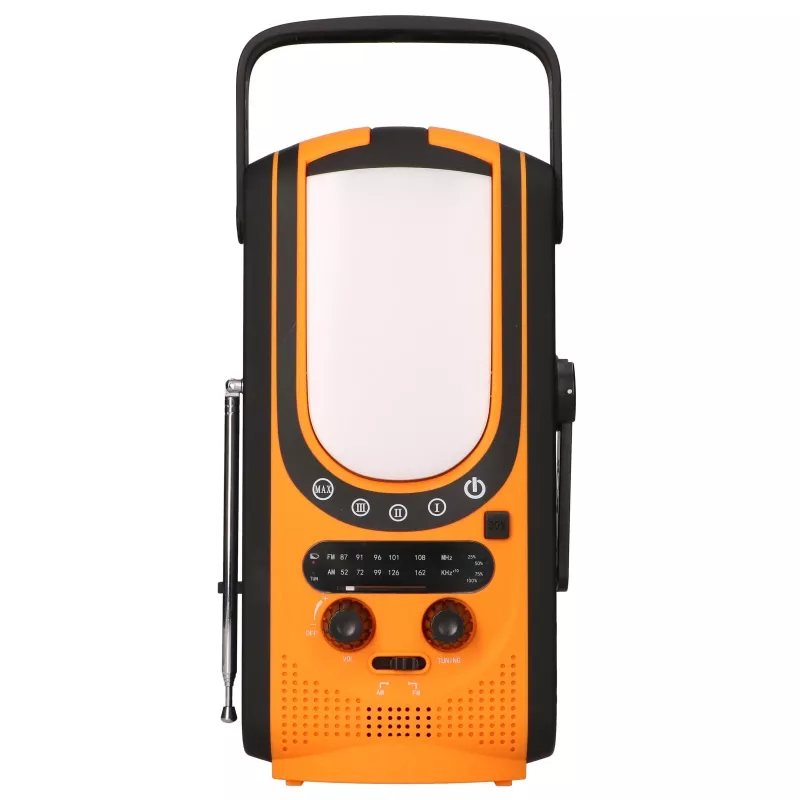 Extralink Power Ranger EPS-6000 | Power Bank | 6000 mAh, FM radijas, LED šviesa, dinamo, saulės baterija