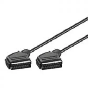 Wentronic Goobay Scart jungiamasis laidas, juodas, 2 m - SCART kištukas (21 kontaktas) > SCART kištukas (21 kontaktas) (11703)
