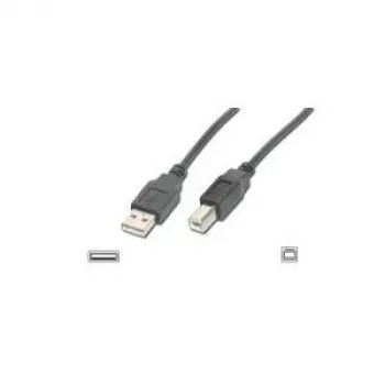 USB kabelis Digitus AK 672/3 AL, juodas