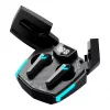 Canyon GTWS-2 Belaidės ausinės žaidimams su ausų kabliukais, USB-C, Bluetooth, įkrovimo doku, juodos (CND-GTWS2B)