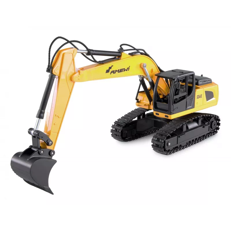 Amewi 2-in-1 žemagrindė priekaba ir ekskavatorius G836E/G041E 1:24 RTR