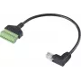 Renkforce RJ45 tinklo adapterio laidas [1x RJ45 kištukas 8p8c - 1x gnybtinis jungimas] 30 cm (RF-6443974)