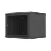 Sieninis 19 inch spintos stovas 9U 600x600 mm juodas Lanberg WF01
