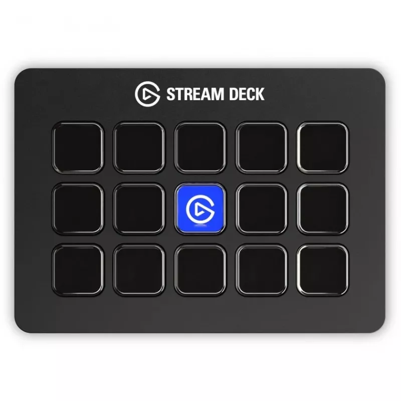 Elgato Stream Deck MK.2 15 klavišų USB valdymo pultas su klasikiniais mygtukais, juodas