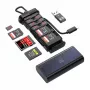 Kortelių skaitytuvas Freewell FW-CR02-PRO, skirtas CF Type A/B, SD ir microSD (TF) kortelėms