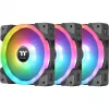 Thermaltake SWAFAN EX12 RGB korpuso aušinimo ventiliatorius TT Premium Edition CL-F143-PL12SW-A, 120 mm, atvirkštinės mentelės, 3 vnt., juodas