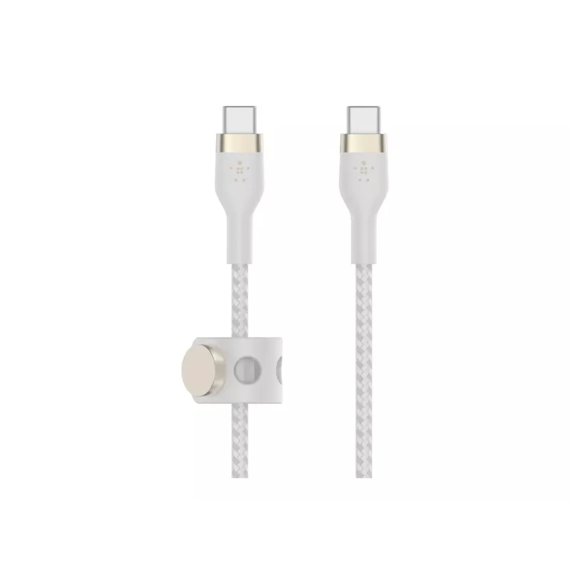 USB C laidas Belkin BOOST↑CHARGE PRO Flex 2m USB C baltas