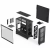 Fractal Design Pop 2 Air Black Solid – vidutinis kompiuterio korpusas (ATX, 3x 120 mm priekiniai ventiliatoriai)