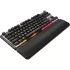 Mechaninė klaviatūra be skaičių bloko CORSAIR K70 PRO TKL — RGB foninis apšvietimas, kompaktiškas išdėstymas