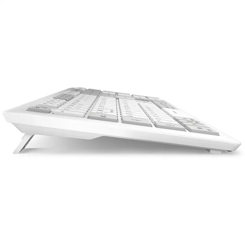 Belaidė klaviatūra Sharkoon OfficePal K30W balta, DE išdėstymas, membraninė
