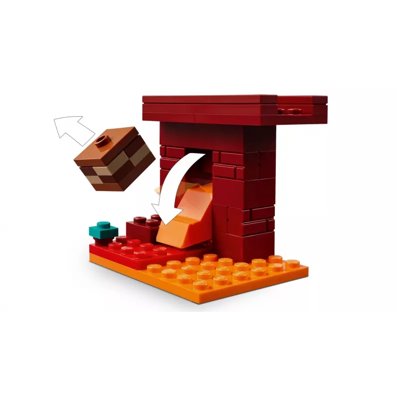 LEGO MINECRAFT 21266 Nether Lavos Mūšis