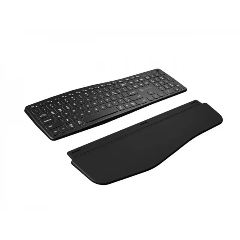 NATEC PORIFERA belaidė klaviatūra, QWERTY US International, juoda