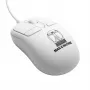 ManMachine Mighty Mouse 5 – laidinis ambidekstrinis pelės kompiuteriui, USB Type-A, 5 mygtukai, balta