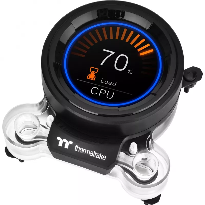 Vandens aušinimo blokas Pacific MX2 Ultra CPU, varinis, 2.1 LCD temperatūros jutiklis