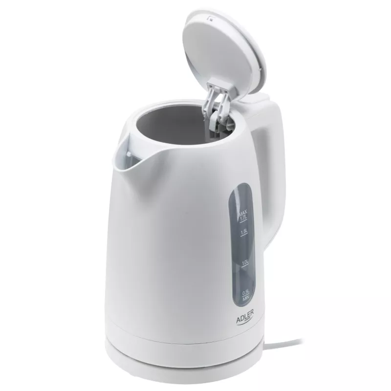 Virdulys Adler AD 1379w — 1,7 l, 2200 W, baltas, polipropilenas