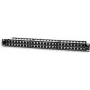 Intellinet Patch Panel, Cat5e, FTP, 48 prievadų, 1U, ekranuotas, 90° viršutinio įvedimo gnybtų blokai, juodas