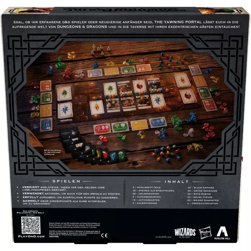 Avalon Hill Dungeons & Dragons - The Yawning Portal (vokiškas leidimas), stalo žaidimas