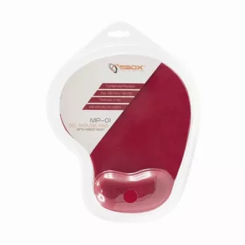 Sbox MP-01R raudonas gelinis pelės kilimėlis