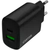 CANYON OnCharge 250 25W 1xPD 1xQC EU juodas įkroviklis