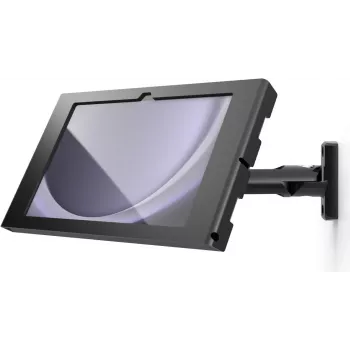 Compulocks Galaxy Tab S9/S9FE 10.9 Apex Enclosure Swing Wall Mount Black - Befestigungskit - Schwenkarm, freiliegende Front-/Rückkamera und Sensoren -