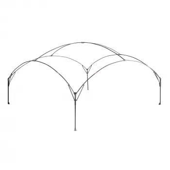 FastPitch Event Shelter XL paviljonas sidabrinė/tamsiai mėlyna, 4,5 x 4,5 m