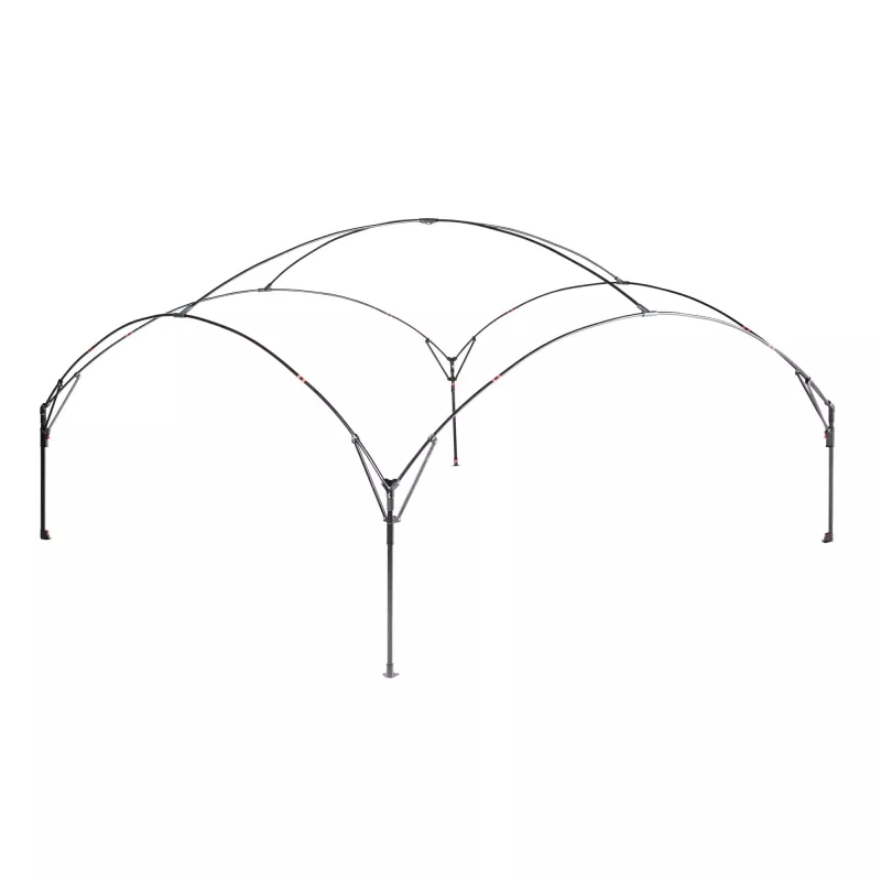 FastPitch Event Shelter XL paviljonas sidabrinė/tamsiai mėlyna, 4,5 x 4,5 m