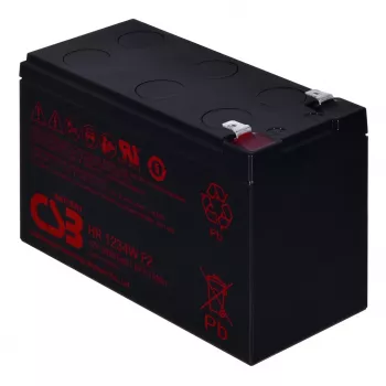 CSB akumuliatorius HR1234WF2 12V 9Ah sandarus švino rūgšties