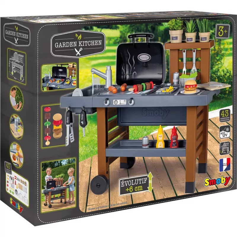 Garten Kitchen, žaidimų virtuvė pilka/ruda