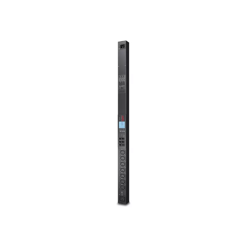 APC Rack PDU 2G, Perjungiamas, ZeroU, 20A/208V, 16A/230V, (7) C13 ir (1) C19