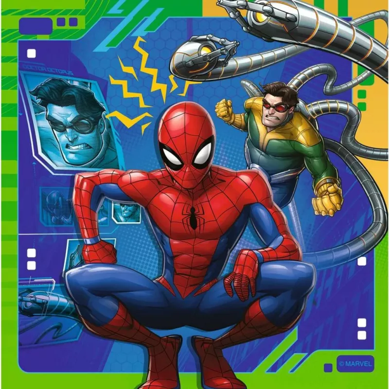 Puzzle 3x49 detalės Spiderman
