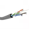 Wentronic Goobay CAT 6 tinklo kabelis, U/UTP, pilkas, 100 m - CCA, AWG 24/7 (vytas), PVC (93884)