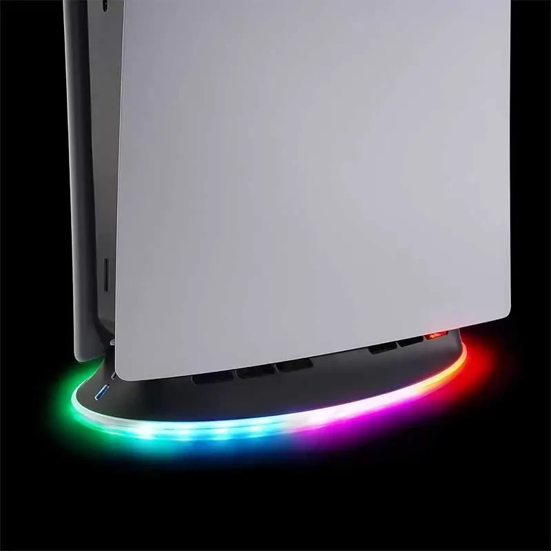Aušinimo stovas SUBSONIC SA5656 PS5 ir PS5 Slim su LED šviesomis, kelių ventiliatorių aušinimu, USB maitinimu