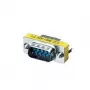 Equip RS232 DB9 lyties keitiklis jungtis vyras-vyras, DB-9, sidabrinis