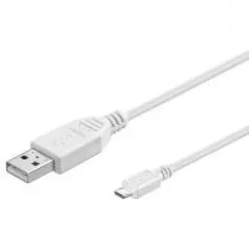 Wentronic 43837 USB laidas baltas