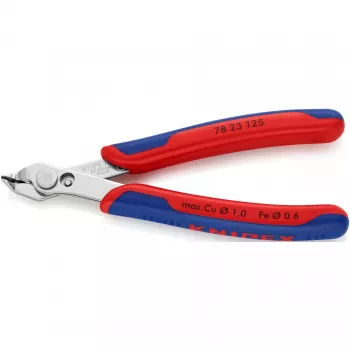 Knipex Super-Knips 78 23 125 replės elektronikai ir precizinei mechanikai be nuožulnos 125 mm