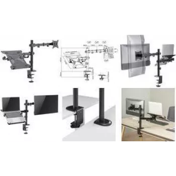 Logilink BP0175 laikiklis monitoriui, juodas
