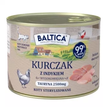 BALTICA regional flavours Vištiena su kalakutiena – šlapias kačių ėdalas – 185g