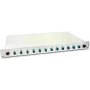 Lightwin LWL Splice Box, 12 pluoštų, 12x SC daugiamodis, 50/125µm OM3 Pigtail Splice Box (SPBOX 12G50 OM3 SC)