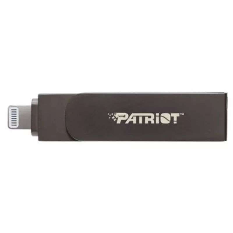 USB atmintukas Patriot iLuxe Stick C 256GB USB 3.2 Lightning USB-C juodas PI256GSKM30CL