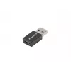 Lanberg AD-UC-UA-01 adapter USB 3.0 tipo A (vyriškas) į USB 3.0 tipo C (moteriškas), juodas