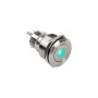 DimasTech Vandalismustaster 22mm Silverline Dot RGB PD215 – vandalizmui atsparus mygtukas su RGB apšvietimu