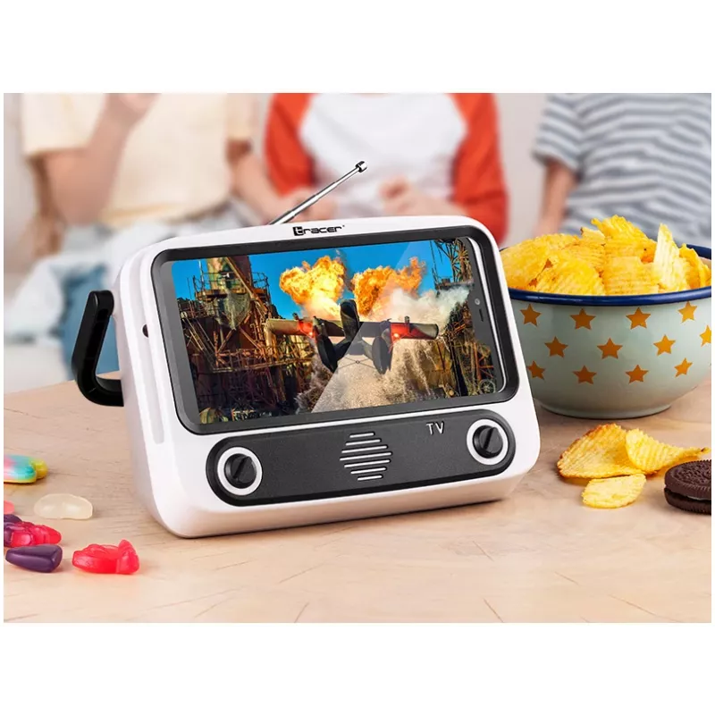 Mobilus stovas TRACER T-MLX48046 su Bluetooth garsiakalbiu, reguliuojamu telefonų/planšečių laikikliu