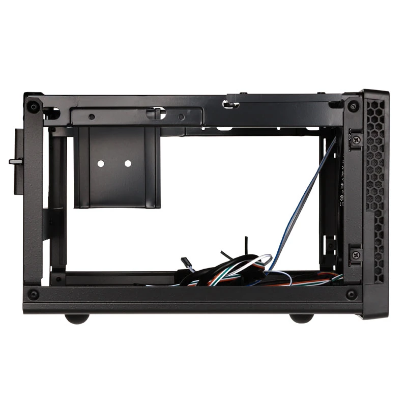 Korpusas SilverStone SUGO 13 – Mini-DTX – be maitinimo šaltinio (AT/PS/2) – juodas – USB/Garsas (SST-SG13B-Q)