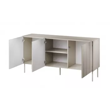 Komoda ISLA 1505x400x750 mm, kašmyro matinė, medžio drožlių plokštė