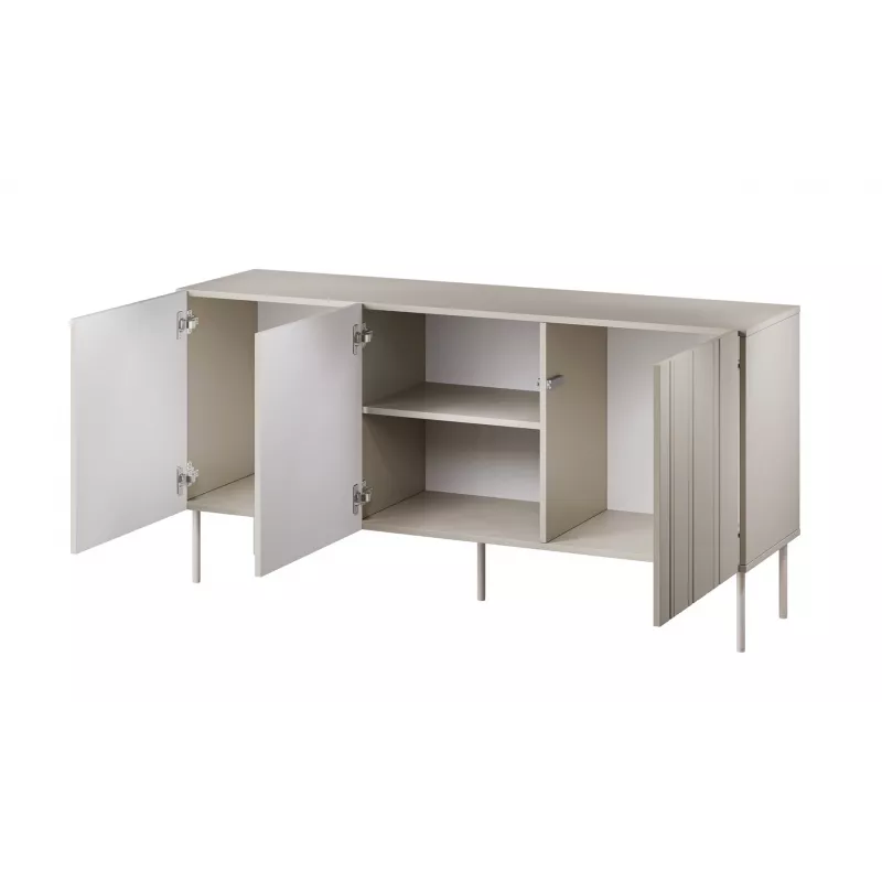 Komoda ISLA 1505x400x750 mm, kašmyro matinė, medžio drožlių plokštė