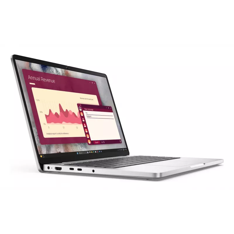 Nešiojamas kompiuteris Dell Pro 14 — Intel Core Ultra 7 265U, 14 colių FHD+ 1920×1200, 16 GB DDR5, 512 GB SSD, Windows 11 Pro, Platinum
