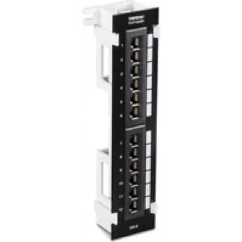 TRENDnet TC-P12C6V - Pataisų skydelis, tinkantis montuoti ant sienos, CAT 6, UTP, RJ-45 X 12