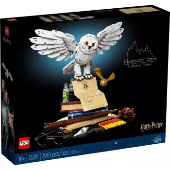 LEGO Hogwarts Icons Kolekcinis leidinys 76391 – 3010 dalių, 3 minifigūrėlės, 18+